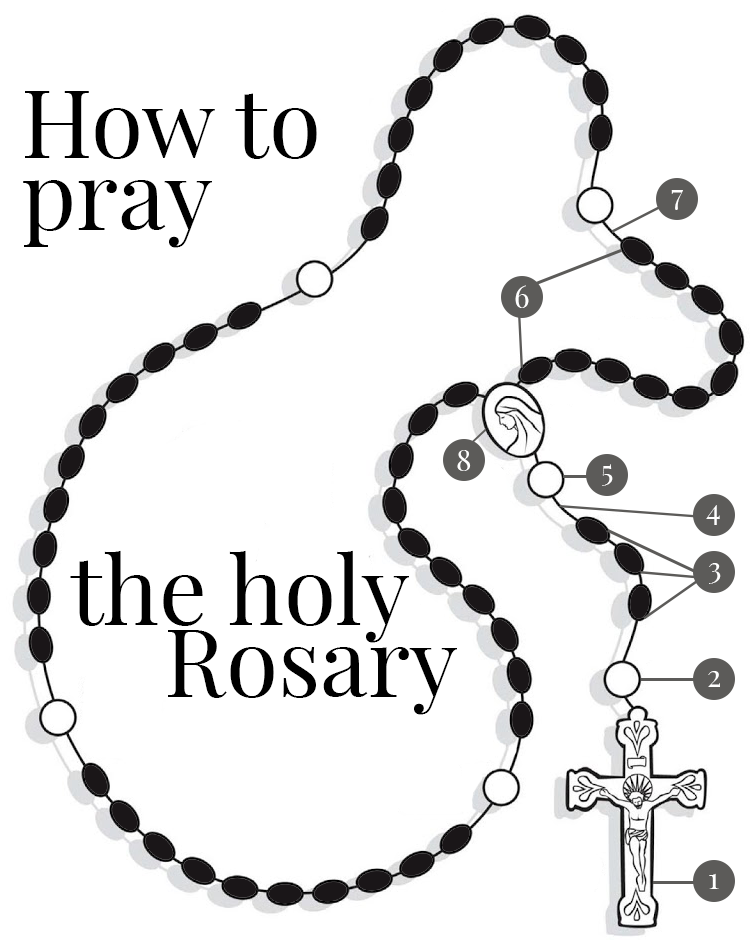 How To Pray The Rosary Rosary Holy Rosary Pray - Reverasite